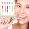 8 Stücke Kieferorthopädische Zahnbürsten, Zahnreinigungswerkzeuge, Zahnpflegevorräte, Manuelle Zahnbürsten.