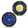 3 Year NA Medallion Gold Plated Narcotics Anonymous Coins Birthday