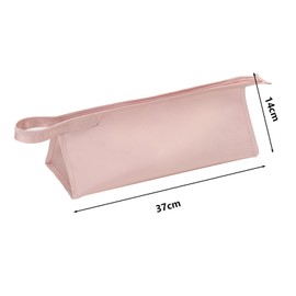 Bdfgh Travel Case Storage Bag for Dyson Airwrap and Shark Flexstyle Air Styling, Hairdryer Case Portable Water Resistant Carrying Bag Organizer for Dyson Supersonic &Accessories (Pink - Triangular)