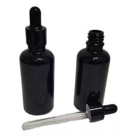 Meliars Frasco Gotero 50 Ml Negro Deluxe ( 10 Piezas)