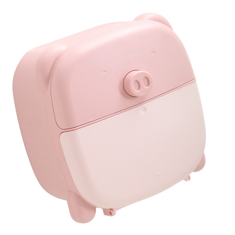 Wall Mounted Tissue Box Cartoon Large Space Cute Lovely Tissue