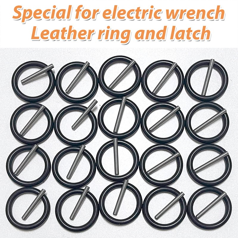 40 Pieces O-Ring and Pin Set 4 mm Spring Ring
