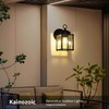 Kainozoic Outdoor Wall Light Fixtures Waterproof Matte Black Exterior Light