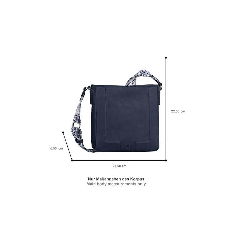 TOM TAILOR Women's Nani Shoulder Bag, Dark Blue, dark blue,