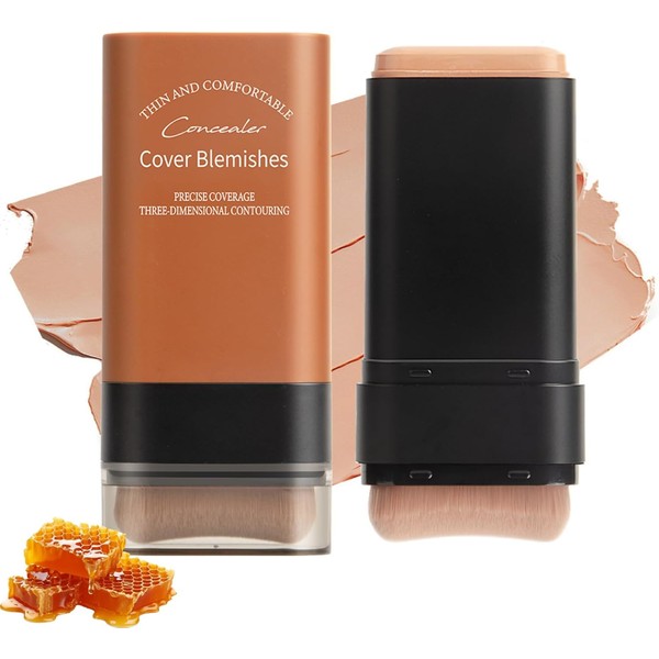 Generic Full Coverage Foundation Stick with Brush 2 in 1,