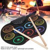 Electronic Drum Pad Portable Colored Hand Rolled Adult Beginner Percussion
