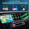 4G+64G Android Car Stereo Single Din with Foldable Touchscreen Wireless