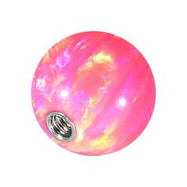 Piercingline® Synthetic Opal Screw Ball with Surgical Steel Thread