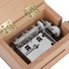 Nikou DIY Music Box, 15 Note Hand‑Cranked Wooden Music Box