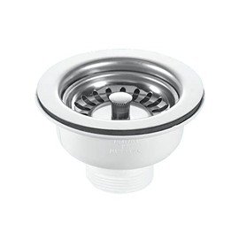 McAlpine BWSTSS 1�" Basket Strainer Waste-Stemball Plug, Chrome