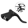 Kisangel 1pair Aluminum Alloy Bike Brake Levers for Bent Handlebars