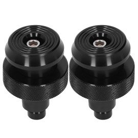 Motorcycle Handlebar End Plug Throttle Speed Control Black Alumimium Rubber Universal