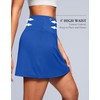 SANTINY 14" Skorts for Women with 2 Pockets High Waisted