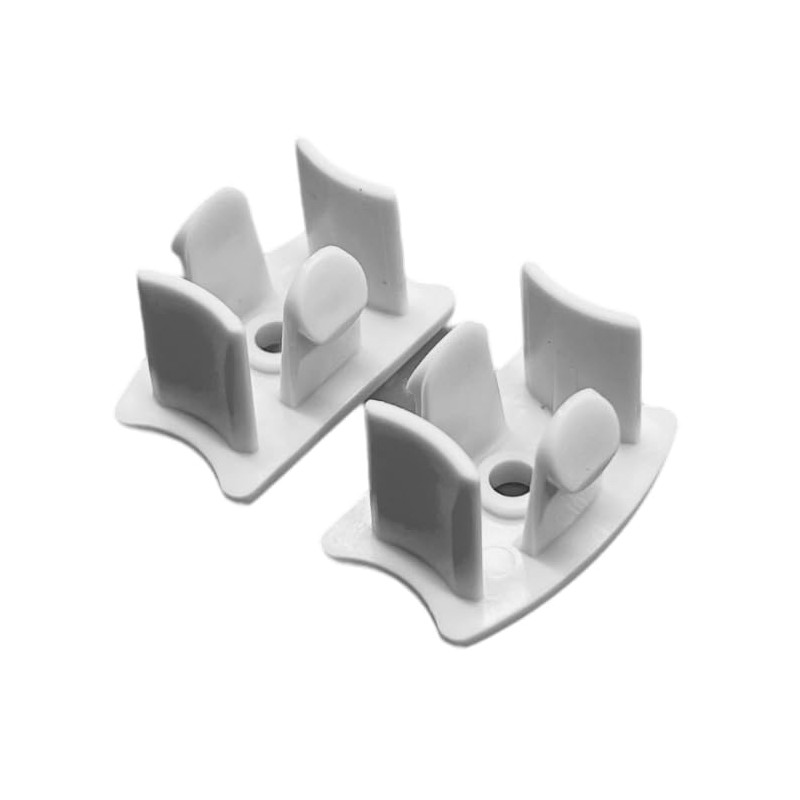 2 pcs Champion Bottom Rail End Cap for Cordless 1"