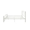 ROCKRAIN Full Size Metal Bed Frame: Modern Unique Flower Sturdy