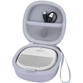 Lebakort Hard Protective Case for Bose SoundLink Micro Small Portable Bluetooth Speaker (White)