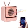 TV Shaped BT Speaker Wireless Lightweight Portable Mini Classic Style
