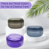 Coolrunner 2-in-1 Retainer Case Denture Case Retainer Cleaning Case, Denture