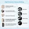Hibbent All Metal CUPC Certified 12'' Rainfall Shower Head, Dual