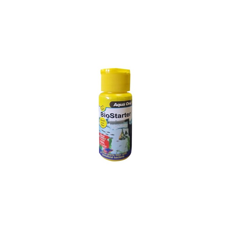Aqua One BioStarter with Beneficial Friendly Bacteria For Aquariums and