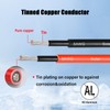 8 AWG Solar Cable 30FT Red + 30FT Black Tinned
