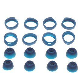 Gatuida 16pcs Headset Plugs Lightweight Earphone Protective Covers for Buds Blue Durable Practical Accessory for and Carrying