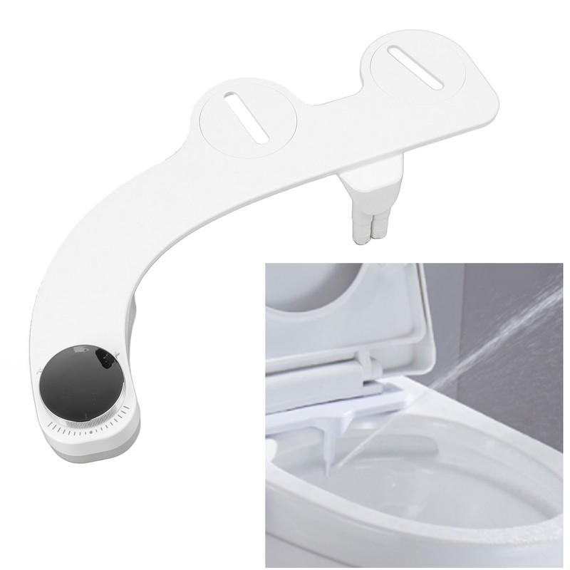 Bidet Attachment with Dual Nozzles Non Electric 7/8 Copper Tee