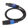 Professional Speaker Cable 3.3ft Long PVC Male Female Quick Twist