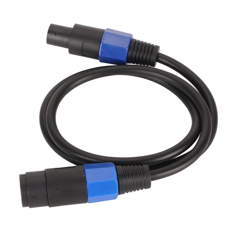 Professional Speaker Cable 3.3ft Long PVC Male Female Quick Twist