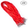 50 Red Neck Loops of 45 cm with Loop for