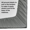 NTBAY 500 Thread Count 100% Egyptian Cotton Single Fitted Sheet,