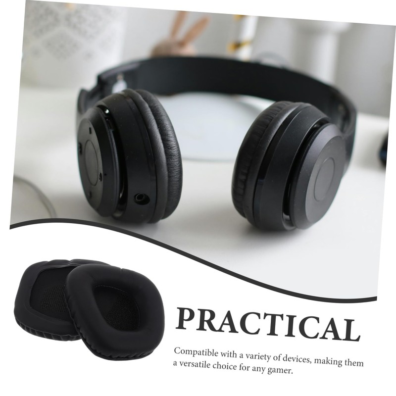SHOWERORO 2pcs Replacement Earphone Covers Headset Replacement Ear Pads for