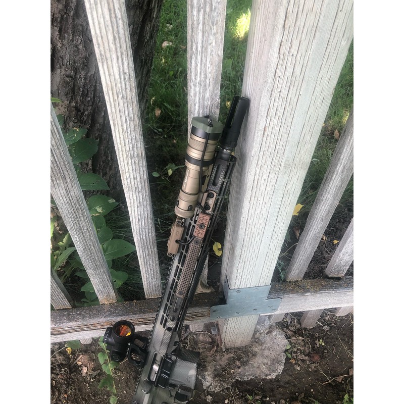 Hammy3DPrints Light Light/Lens Cover for Weapon Mounted Flashlights (Light Brown