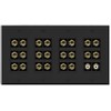 RiteAV 11.2 Surround Sound Speaker 22 Banana Port Wall Plate