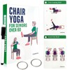 COARVXA Chair Yoga Workouts for Elderly-58 Exercise Cards with Chair