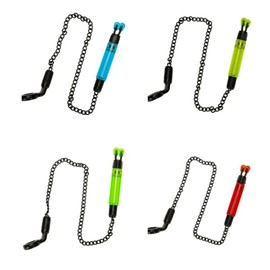 Doxiuyo 2pcs Bite Alarms Carp Fishing Swingers Bobbins for Fishing Alarm Indicator,Chain Bite Alarm Fishing Tools Green
