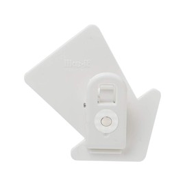 like-it Mag-On 8100 Kitchen Laundry Magnetic Storage, Strong Magnet, Letter Writing, Magnetic Clip (Arrow), White, Can Stick on the Refrigerator