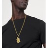 RepaTime Gold Plated Necklace with Praying Hands Pendant Stainless Steel