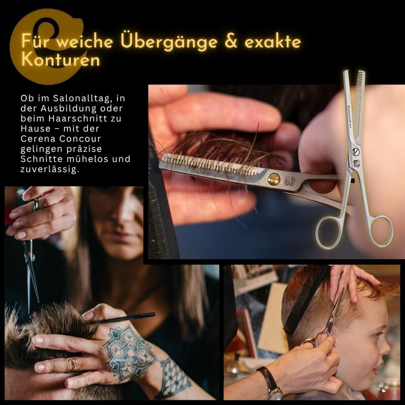 Cerena Concour Chiro Modelling Scissors 6.0 Inches (15 cm) -