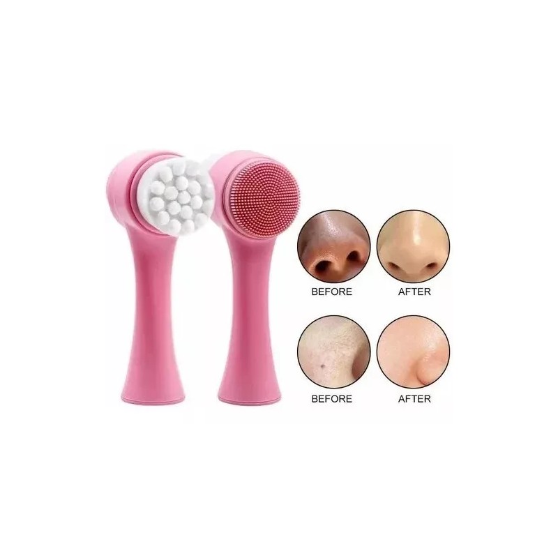 Maya Cepillo Para Limpieza Facial Skincare Doble Cara Manual