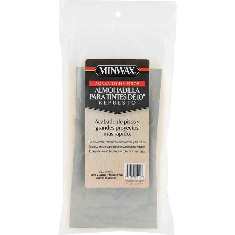Minwax 100316 10 in. Lambskin Floor Stain Refill Pad