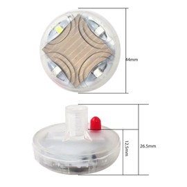 USonline911 4 Pack Solar Powered Car Wheel Tyre Valve Caps Light Auto Flash LED Car Wheel Hub Tire Tyre Valve Cap Light