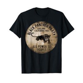 Vintage Oakland California 1966 Black Panther Party T-Shirt
