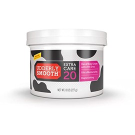 Udderly Smooth Extra Care Cream with 20% Urea, Replenishing, 8 Ounce