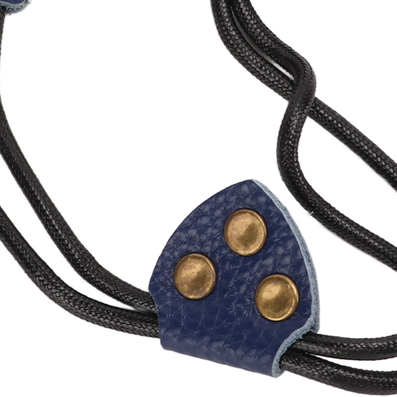 Archery Thumb Protector Regulable Design Safety Rope Brass Cowhide Material