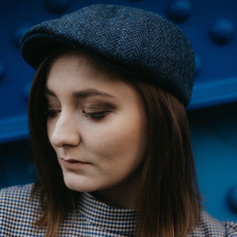 Sterkowski Rusty Cap | Harris Tweed Peaked Cap for Men