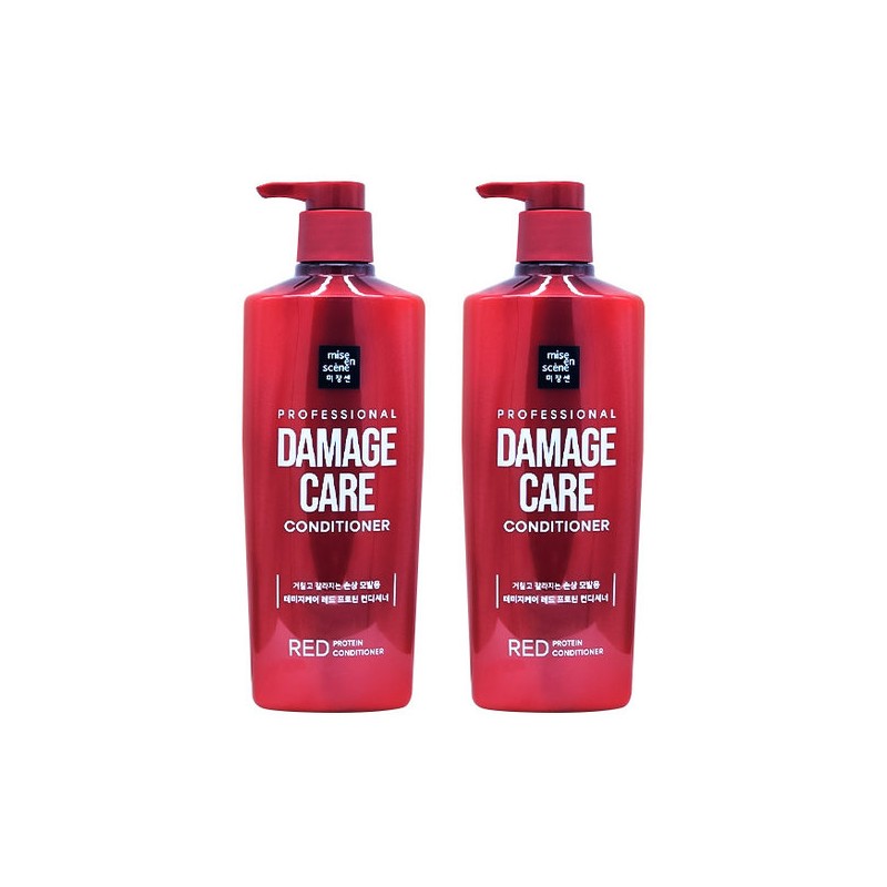 Mise-en-scène damage care conditioner 680ml 2 pack / 미쟝센 데미지케어