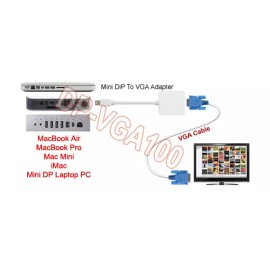 Unbranded/Generic New Thunderbolt To VGA adapter Cable for Macbook Air iMac