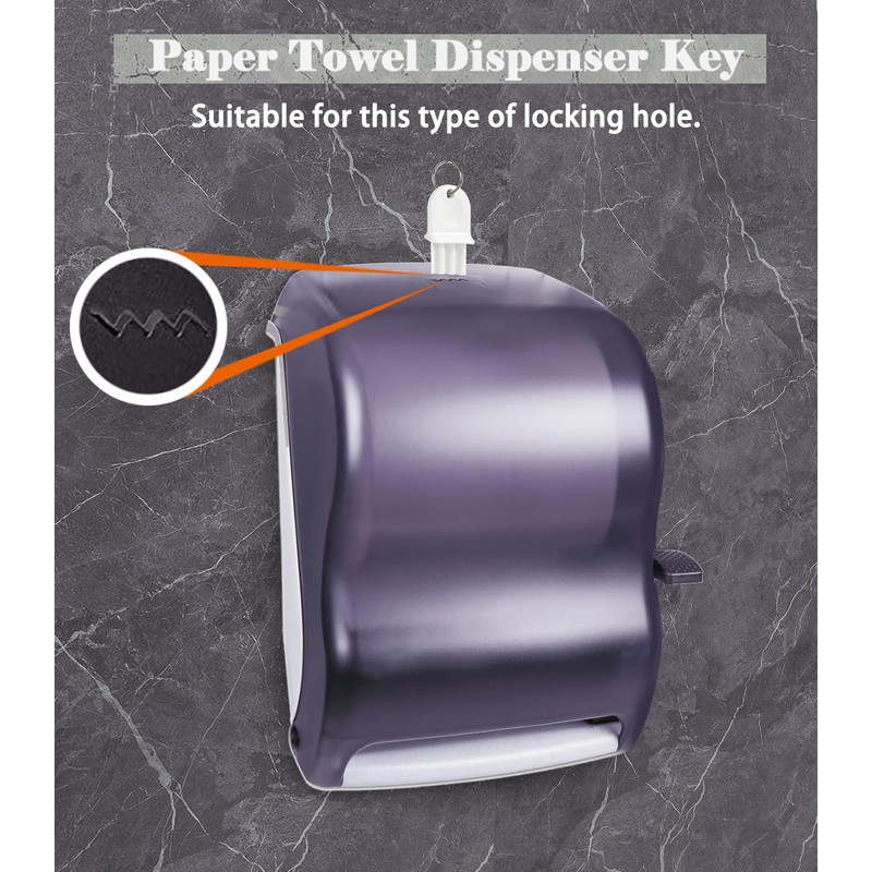 WEYICHUANG Paper Towel Dispenser Key, 5 Pack Universal Dispenser Key,Universal