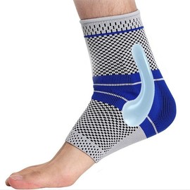Ankle Support Brace for Sports & Achilles Tendon (Basketball, Soccer, Hiking) Band 3 Cushioned Ankle Support - XL 2ea